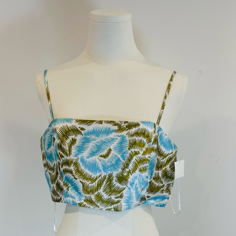 1. State Blue and White Sleeveless Camisole
